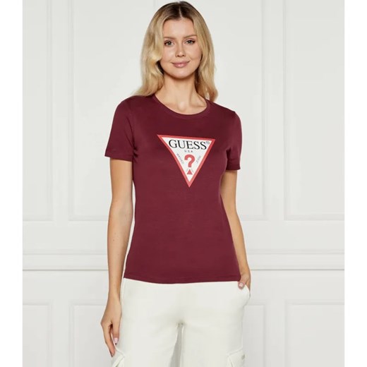 GUESS T-shirt | Regular Fit ze sklepu Gomez Fashion Store w kategorii Bluzki damskie - zdjęcie 184515558
