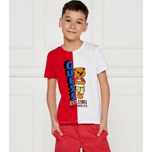 Guess T-shirt | Regular Fit ze sklepu Gomez Fashion Store w kategorii T-shirty chłopięce - zdjęcie 184515559