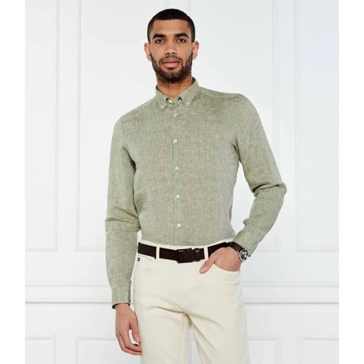 BOSS BLACK Lniana koszula C-LIAM-S-BD-C1-243 | Regular Fit ze sklepu Gomez Fashion Store w kategorii Koszule męskie - zdjęcie 184515588