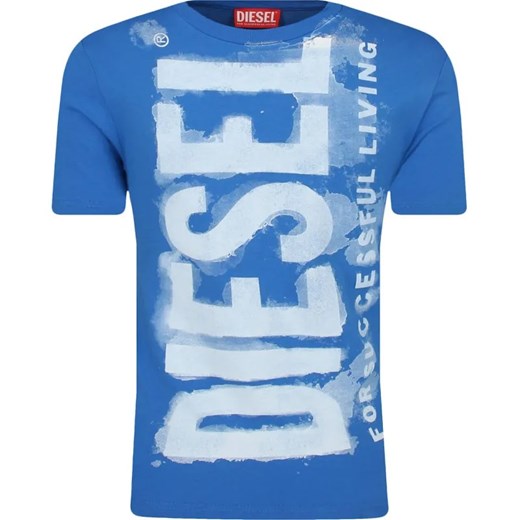 Diesel T-shirt | Regular Fit ze sklepu Gomez Fashion Store w kategorii T-shirty chłopięce - zdjęcie 184515676