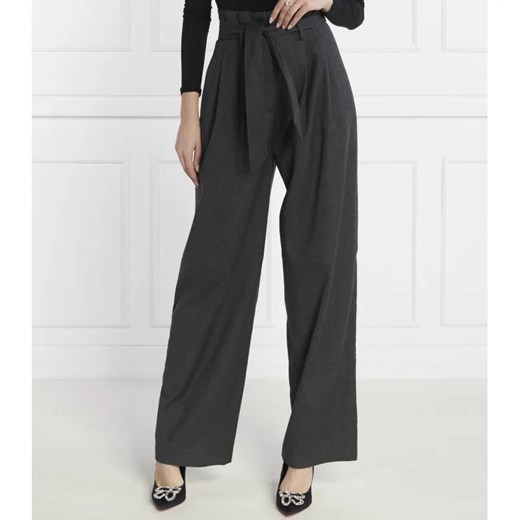Pinko Wełniane spodnie | Loose fit ze sklepu Gomez Fashion Store w kategorii Spodnie damskie - zdjęcie 184515696