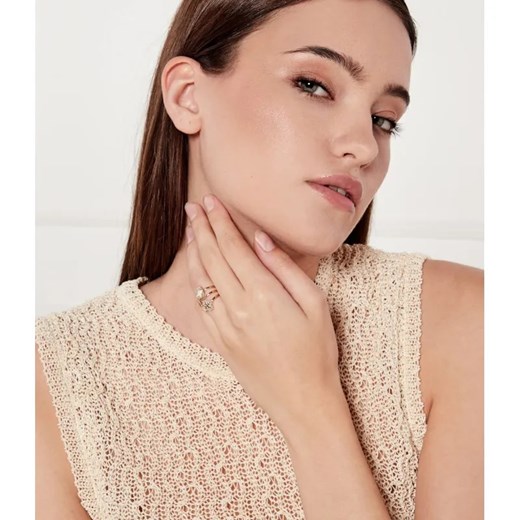 TORY BURCH Zestaw pierścionków Clover ze sklepu Gomez Fashion Store w kategorii Pierścionki - zdjęcie 184515736