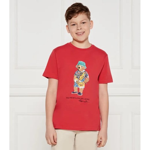 POLO RALPH LAUREN T-shirt | Regular Fit ze sklepu Gomez Fashion Store w kategorii T-shirty chłopięce - zdjęcie 184515766