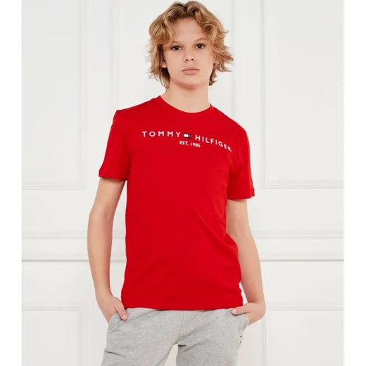Tommy Hilfiger T-shirt | Regular Fit ze sklepu Gomez Fashion Store w kategorii T-shirty chłopięce - zdjęcie 184515838