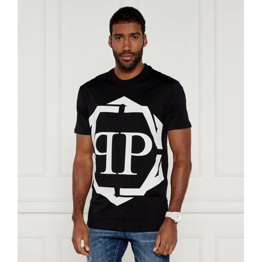 Philipp Plein T-shirt Hexagon | Regular Fit ze sklepu Gomez Fashion Store w kategorii T-shirty męskie - zdjęcie 184515868