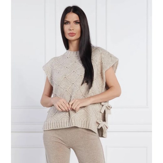 Beatrice B Kamizelka GILET | Regular Fit | z dodatkiem wełny ze sklepu Gomez Fashion Store w kategorii Kamizelki damskie - zdjęcie 184515875