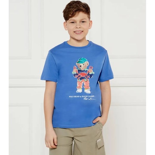 POLO RALPH LAUREN T-shirt | Regular Fit ze sklepu Gomez Fashion Store w kategorii T-shirty chłopięce - zdjęcie 184516048