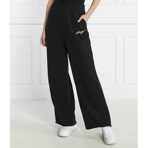 HUGO Spodnie dresowe Nasuede_2 | Oversize fit ze sklepu Gomez Fashion Store w kategorii Spodnie damskie - zdjęcie 184516057