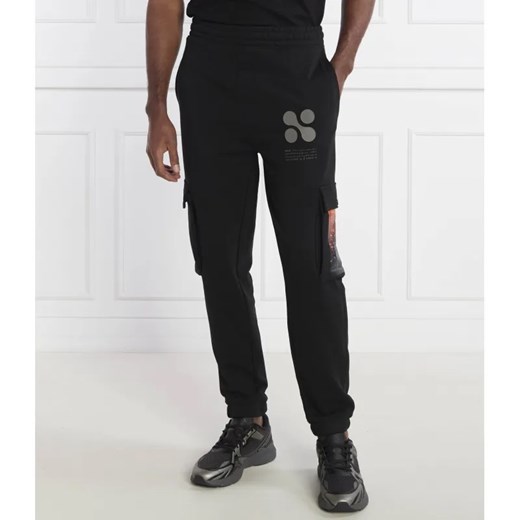 HUGO Spodnie dresowe Drisbee | Regular Fit ze sklepu Gomez Fashion Store w kategorii Spodnie męskie - zdjęcie 184516075