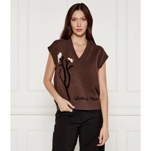 Weekend MaxMara Kamizelka CRUSCA | Regular Fit ze sklepu Gomez Fashion Store w kategorii Kamizelki damskie - zdjęcie 184516097