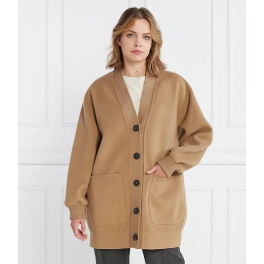 Weekend MaxMara Płaszcz ZELMA | z dodatkiem wełny ze sklepu Gomez Fashion Store w kategorii Swetry damskie - zdjęcie 184516189