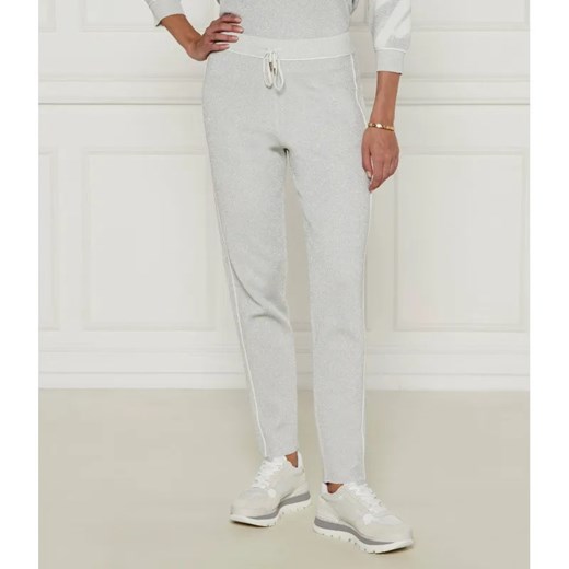Liu Jo Sport Spodnie dzianinowe | Regular Fit ze sklepu Gomez Fashion Store w kategorii Spodnie damskie - zdjęcie 184516198