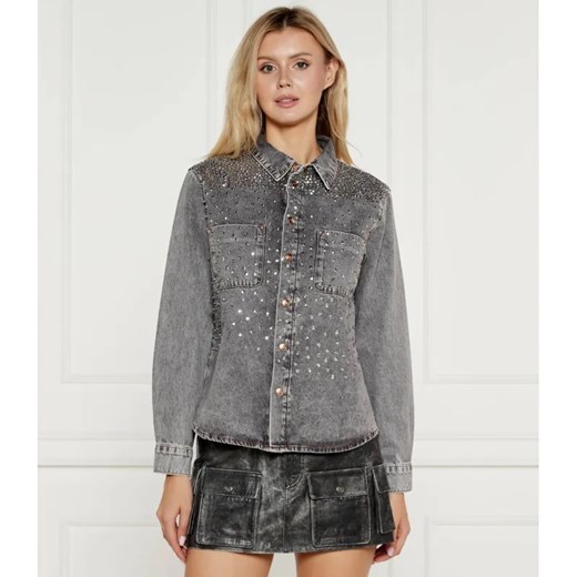 One Teaspoon Jeansowa koszula | Regular Fit ze sklepu Gomez Fashion Store w kategorii Koszule damskie - zdjęcie 184516327