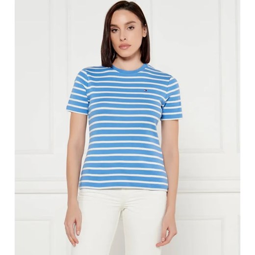 Tommy Hilfiger T-shirt | Slim Fit ze sklepu Gomez Fashion Store w kategorii Bluzki damskie - zdjęcie 184516389