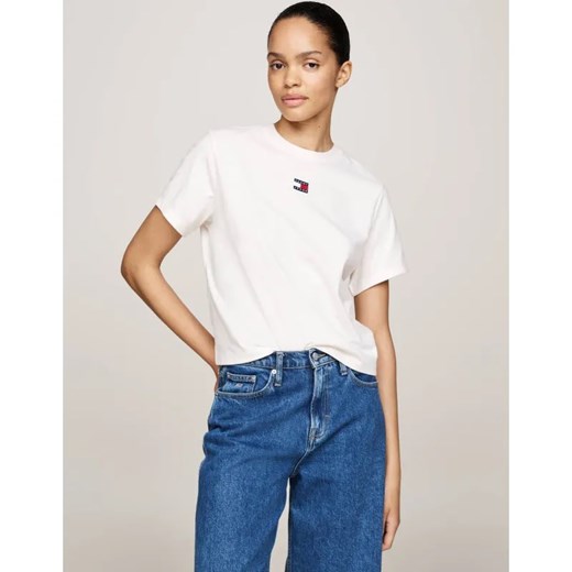 Tommy Jeans T-shirt | Regular Fit ze sklepu Gomez Fashion Store w kategorii Bluzki damskie - zdjęcie 184516436