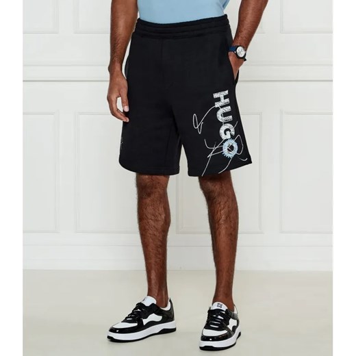 Hugo Blue Szorty Nasibo | Regular Fit ze sklepu Gomez Fashion Store w kategorii Spodenki męskie - zdjęcie 184516505