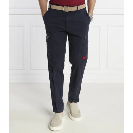 HUGO Spodnie cargo Glian | Regular Fit ze sklepu Gomez Fashion Store w kategorii Spodnie męskie - zdjęcie 184516519