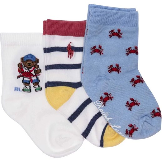 POLO RALPH LAUREN Skarpety 3-pack ze sklepu Gomez Fashion Store w kategorii Skarpetki dziecięce - zdjęcie 184516586