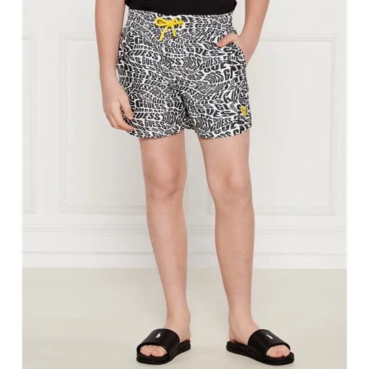 Guess Szorty kąpielowe MINI ME | Regular Fit Guess 116 promocyjna cena Gomez Fashion Store
