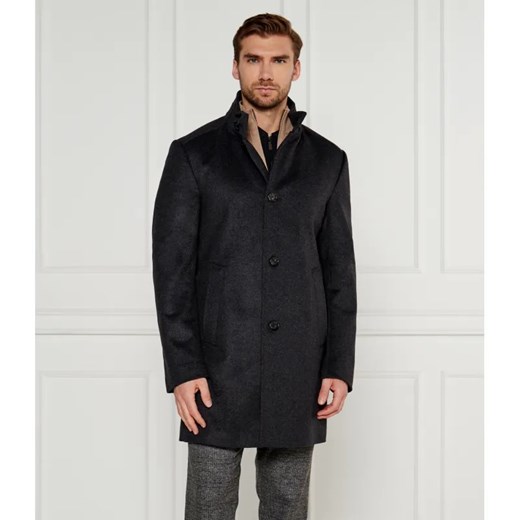 Joop! Wełniany płaszcz 17 JC-21Maron | z dodatkiem kaszmiru Joop! 56 wyprzedaż Gomez Fashion Store