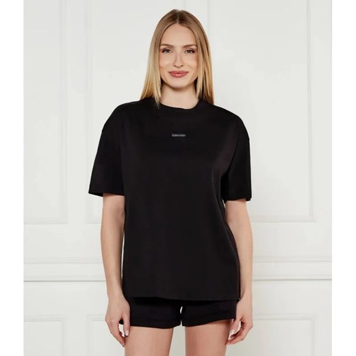 Calvin Klein Jeans T-shirt Boyfriend | Oversize fit ze sklepu Gomez Fashion Store w kategorii Bluzki damskie - zdjęcie 184516898
