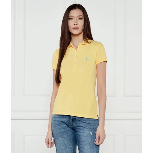 POLO RALPH LAUREN Polo JULIE | Slim Fit | pique ze sklepu Gomez Fashion Store w kategorii Bluzki damskie - zdjęcie 184517146