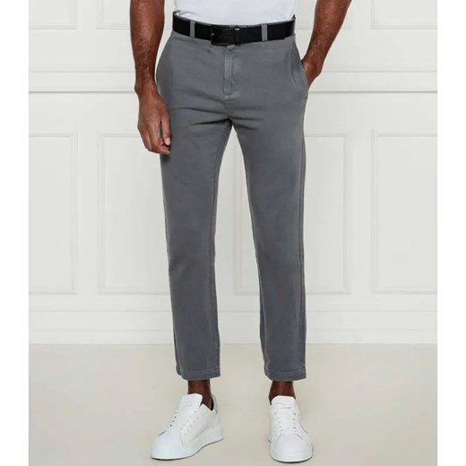 HUGO Spodnie chino David251D | Slim Fit ze sklepu Gomez Fashion Store w kategorii Spodnie męskie - zdjęcie 184517219