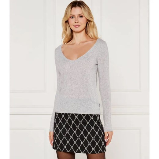 HUGO Wełniany sweter Shakilyna 50522533 | Slim Fit ze sklepu Gomez Fashion Store w kategorii Swetry damskie - zdjęcie 184517289