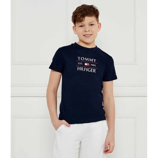 Tommy Hilfiger T-shirt | Regular Fit ze sklepu Gomez Fashion Store w kategorii T-shirty chłopięce - zdjęcie 184517295