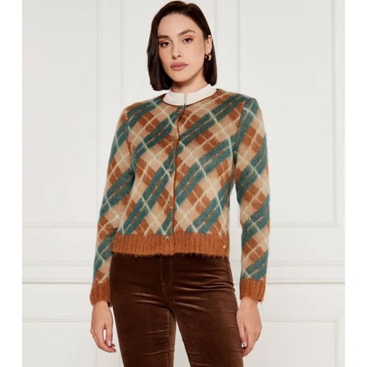 Marc Cain Wełniany kardigan | Regular Fit ze sklepu Gomez Fashion Store w kategorii Swetry damskie - zdjęcie 184517337