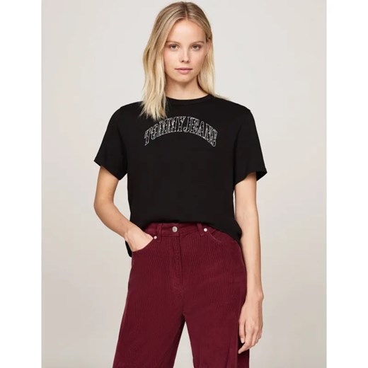 Tommy Jeans T-shirt STARDUST | Loose fit ze sklepu Gomez Fashion Store w kategorii Bluzki damskie - zdjęcie 184517355