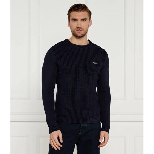 Aeronautica Militare Sweter | Regular Fit ze sklepu Gomez Fashion Store w kategorii Swetry męskie - zdjęcie 184517477
