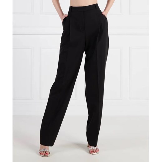 HUGO Spodnie Hasabu | Regular Fit ze sklepu Gomez Fashion Store w kategorii Spodnie damskie - zdjęcie 184517489
