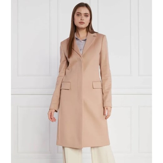 Calvin Klein Płaszcz ESSANTIAL CROMBIE | z dodatkiem kaszmiru ze sklepu Gomez Fashion Store w kategorii Płaszcze damskie - zdjęcie 184517506