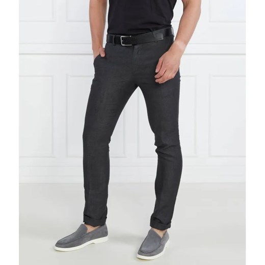 Joop! Lniana spodnie Hank | Slim Fit ze sklepu Gomez Fashion Store w kategorii Spodnie męskie - zdjęcie 184517508