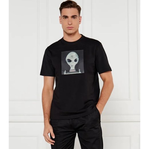 BOSS ORANGE T-shirt Alien | Regular Fit ze sklepu Gomez Fashion Store w kategorii T-shirty męskie - zdjęcie 184517546