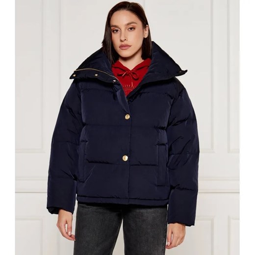 Tommy Hilfiger Puchowa kurtka GOLD BUTTON | Oversize fit ze sklepu Gomez Fashion Store w kategorii Kurtki damskie - zdjęcie 184517565