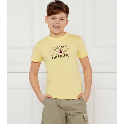 Tommy Hilfiger T-shirt | Regular Fit ze sklepu Gomez Fashion Store w kategorii T-shirty chłopięce - zdjęcie 184517567