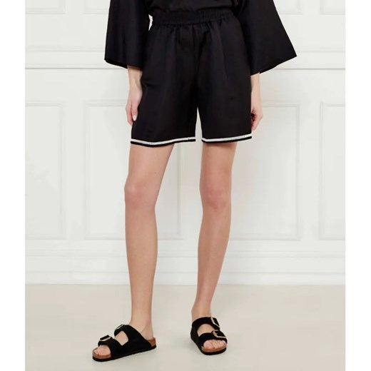 Twinset U&B Lniane szorty | Regular Fit ze sklepu Gomez Fashion Store w kategorii Szorty - zdjęcie 184517605