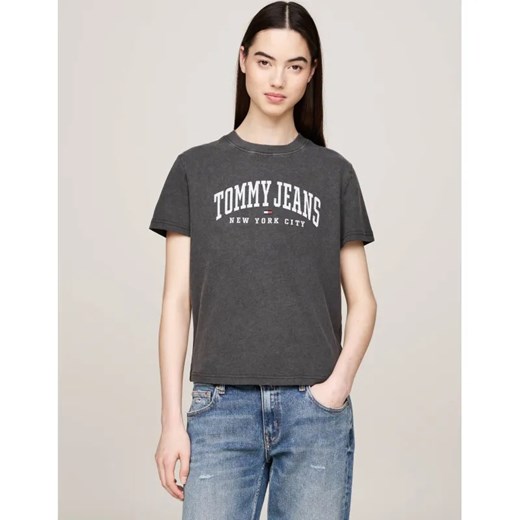 Tommy Jeans T-shirt VARSITY | Regular Fit ze sklepu Gomez Fashion Store w kategorii Bluzki damskie - zdjęcie 184517649
