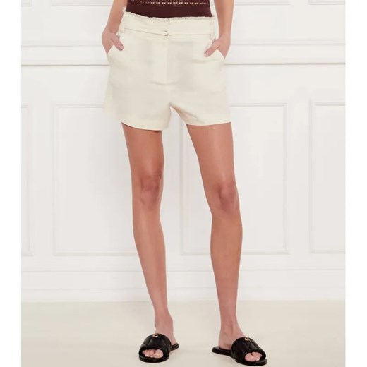Patrizia Pepe Szorty | Regular Fit | z dodatkiem lnu ze sklepu Gomez Fashion Store w kategorii Szorty - zdjęcie 184517678