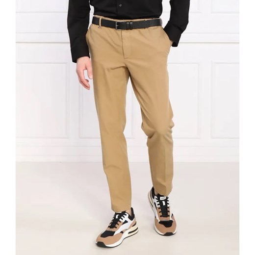 BOSS BLACK Spodnie chino Kane-DS 10246713 01 | Regular Fit | stretch ze sklepu Gomez Fashion Store w kategorii Spodnie męskie - zdjęcie 184517715