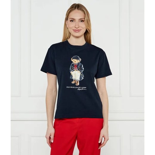 POLO RALPH LAUREN T-shirt | Regular Fit ze sklepu Gomez Fashion Store w kategorii Bluzki damskie - zdjęcie 184517736