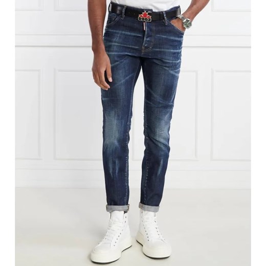Dsquared2 Jeansy DARK CLEAN WASH COOL GUY | Slim Fit ze sklepu Gomez Fashion Store w kategorii Jeansy męskie - zdjęcie 184517816