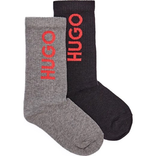 HUGO KIDS Skarpety 2-pack ze sklepu Gomez Fashion Store w kategorii Skarpetki dziecięce - zdjęcie 184517825