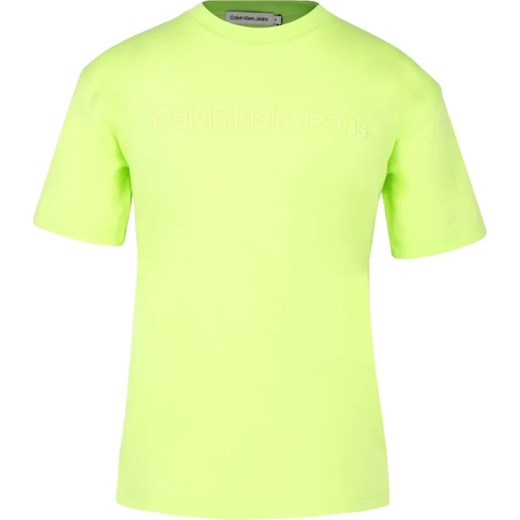 Calvin Klein Jeans T-shirt 3D | Regular Fit ze sklepu Gomez Fashion Store w kategorii T-shirty chłopięce - zdjęcie 184517995