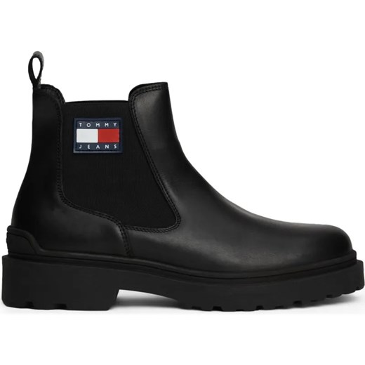 Tommy Jeans Skórzane sztyblety CHELSEA ze sklepu Gomez Fashion Store w kategorii Buty zimowe męskie - zdjęcie 184518009