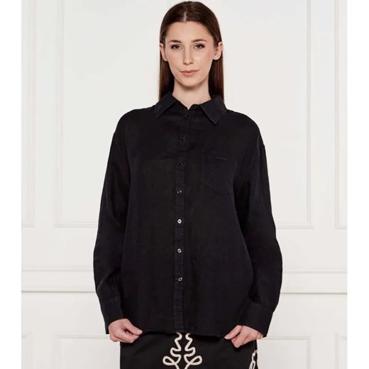 Gant Lniana koszula | Relaxed fit ze sklepu Gomez Fashion Store w kategorii Koszule damskie - zdjęcie 184518156