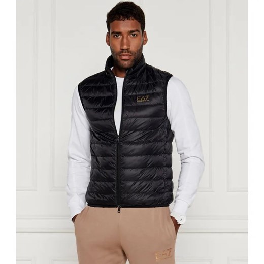 EA7 Puchowy bezrękawnik | Regular Fit ze sklepu Gomez Fashion Store w kategorii Kamizelki męskie - zdjęcie 184518165