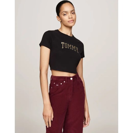 Tommy Jeans T-shirt | Cropped Fit ze sklepu Gomez Fashion Store w kategorii Bluzki damskie - zdjęcie 184518197